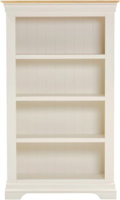 Bordeaux Bookcase | Ivory-Oak | Furniture Cash and Carry