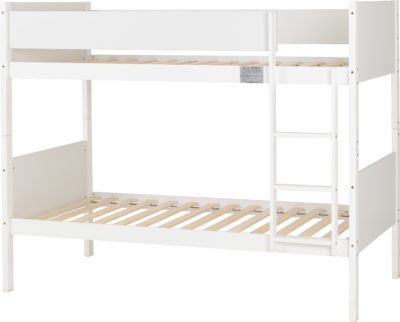 Bruno 3' Bunk Bed | White | Furniture Cash and Carry