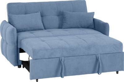 Chelsea Sofa Bed | Blue Fabric | Furniture Cash and Carry