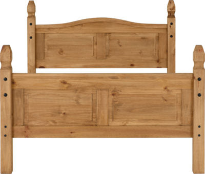 Corona 4'6" Bed High Foot End