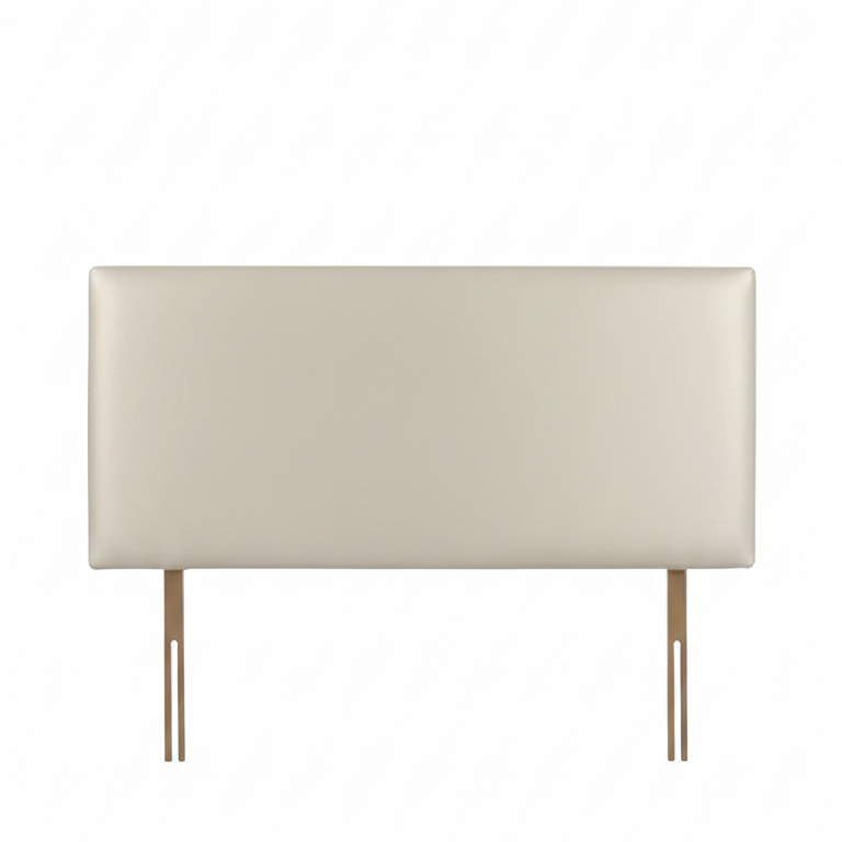 Cream PU Leather Headboard
