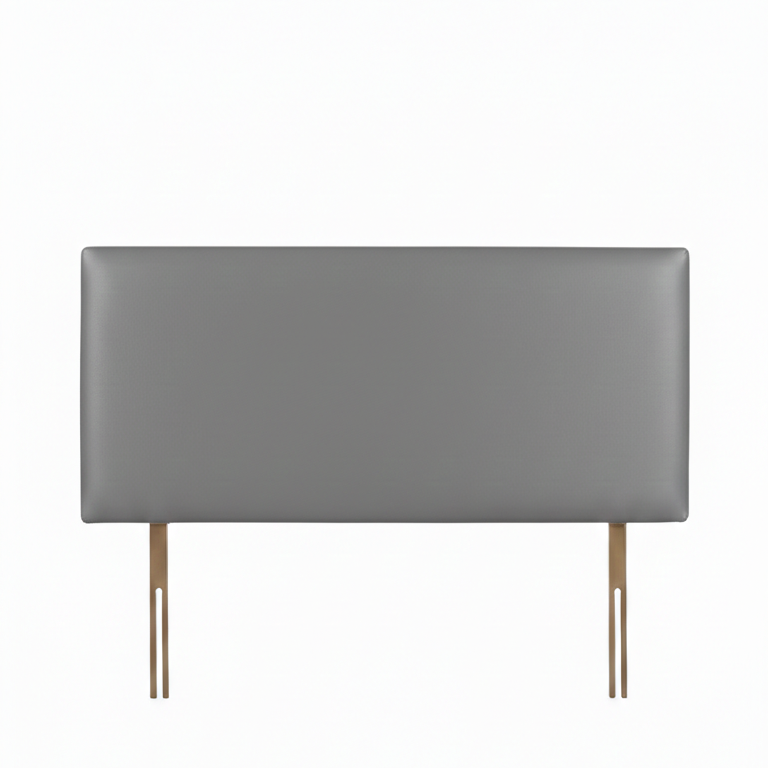 Grey PU Leather Headboard