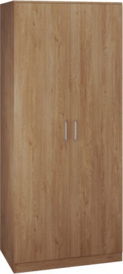 Dakota 2 Door Wardrobe | Oak Effect | Furniture Cash and Carry