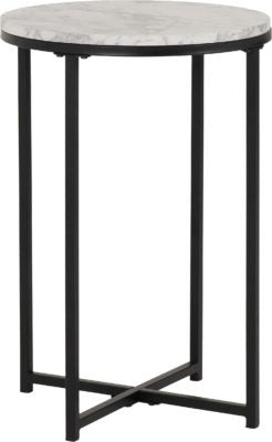 Dallas Side Table | Marble-Black | Furniture Cash and Carry