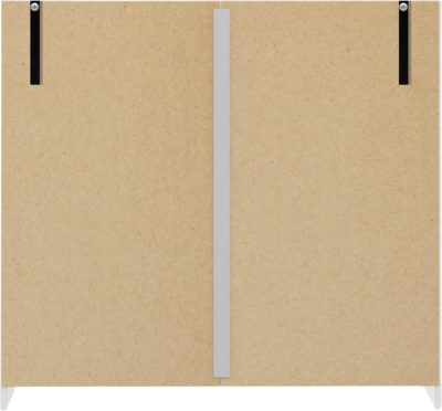Denver 4 Drawer Chest | White Gloss | Furniture Cash and Carry