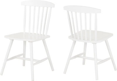 Emery Chair Box of 2 | White | Furniture Cash and Carry