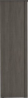 Lisbon 3 Door Wardrobe | Black Wood Grain | Furniture Cash and Carry