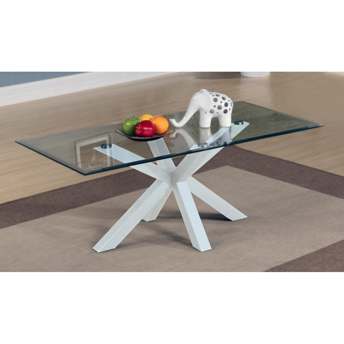 Langley Gloss Coffee Table - White