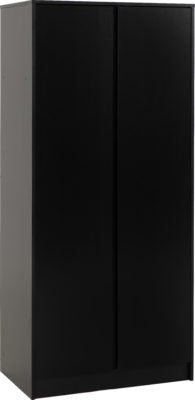 Malvern 2 Door Wardrobe | Black | Furniture Cash and Carry