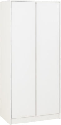 Malvern 2 Door Wardrobe | White | Furniture Cash and Carry
