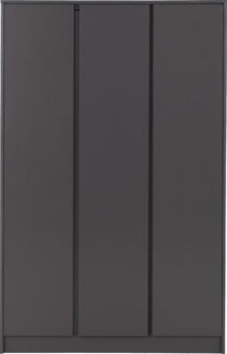 Malvern 3 Door Wardrobe Bedroom Set | Grey | Furniture Cash and Carry