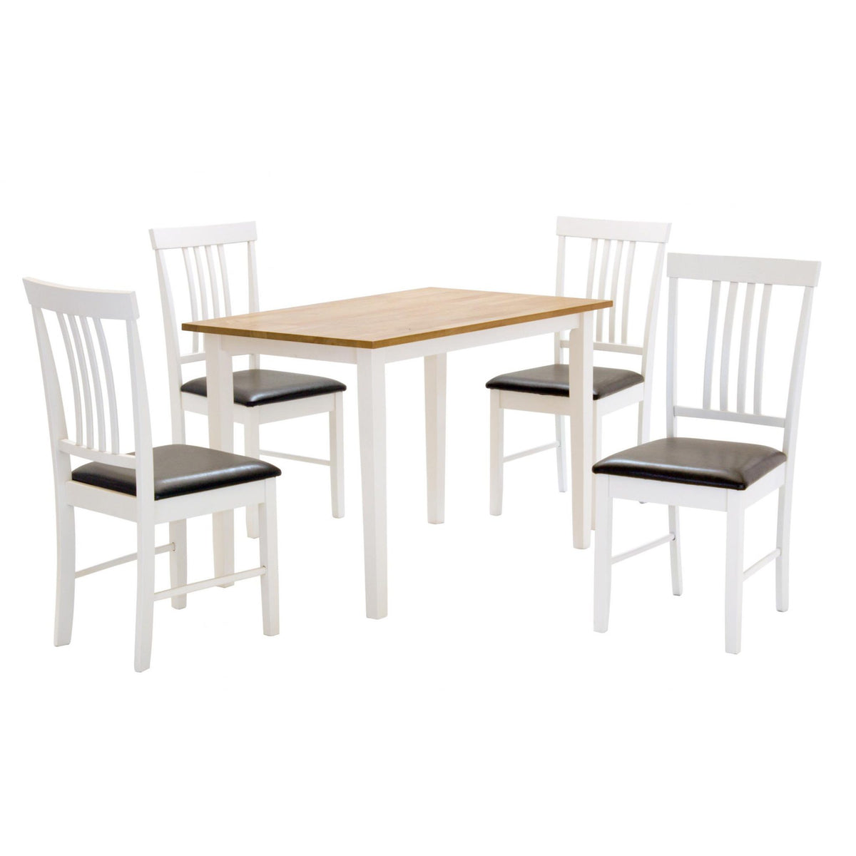 Massa White Medium Dining Table Only Oak & White