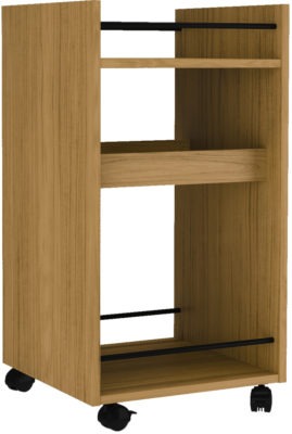 Naples Serving Cart/Side Table | Oak Effect | Furniture Cash and Carry