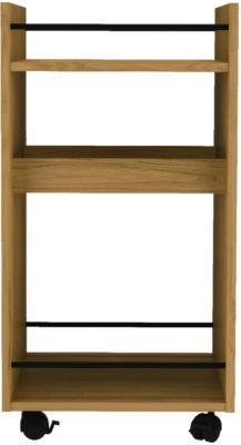 Naples Serving Cart/Side Table | Oak Effect | Furniture Cash and Carry