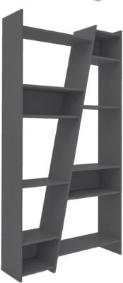 Naples Tall Bookcase | Grey | Furniture Cash and Carry