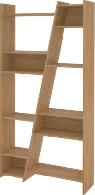 Naples Tall Bookcase | Oak Effect | Furniture Cash and Carry