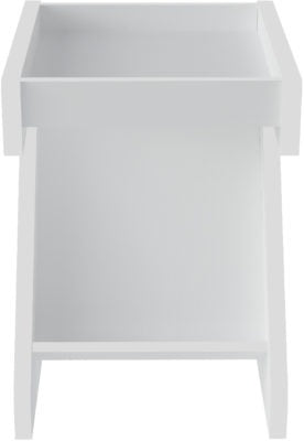 Naples Z Side Table | White | Furniture Cash and Carry