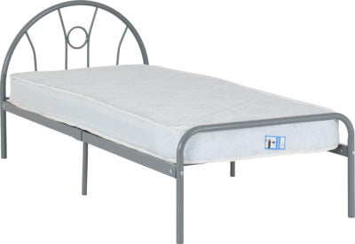 Nova 3' Bed | Silver | Furniture Cash and Carry