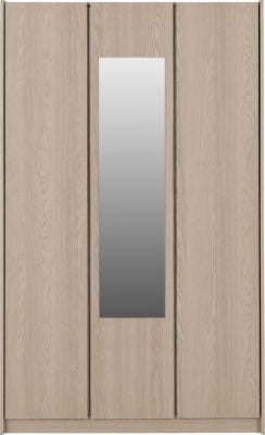 Paris 3 Door Mirrored Wardrobe