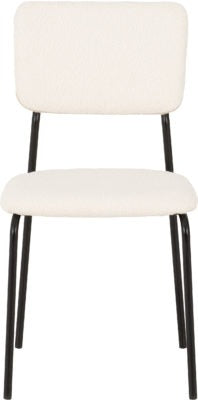 Sheldon Chair Box of 4 | Ivory Boucle Fabric | Furniture Cash and Carry
