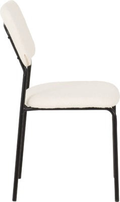 Sheldon Chair Box of 4 | Ivory Boucle Fabric | Furniture Cash and Carry