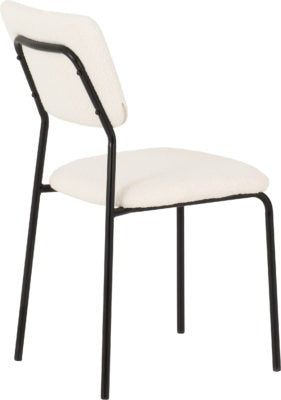 Sheldon Chair Box of 4 | Ivory Boucle Fabric | Furniture Cash and Carry