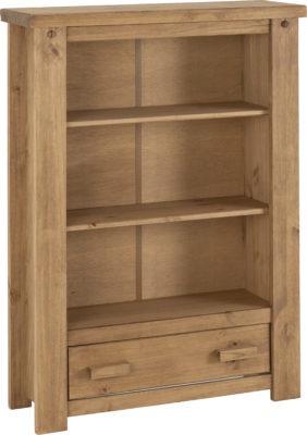 Tortilla 1 Drawer Bookcase | Distressed Waxed Pine | Furniture Cash and Carry