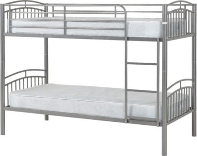 Ventura 3' Bunk Bed | Silver | Furniture Cash and Carry