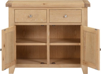 Windsor 2 Door 2 Drawer Sideboard | Natural Oak | Furniture Cash and Carry