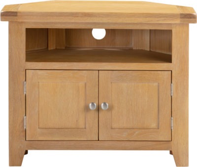 Windsor Corner TV Unit | Natural Oak | Furniture Cash and Carry