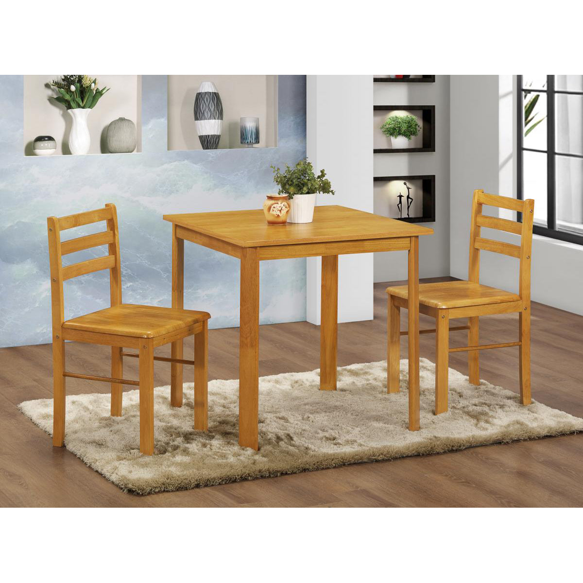 York Chairs Natural Oak (Set of 2)