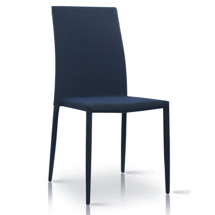 Chatham Fabric Chair Black with Black Metal Legs (4s) (Set of 4)