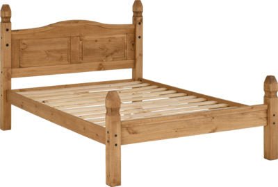Corona 4'6" Bed Low Foot End - Furniture Cash and Carry