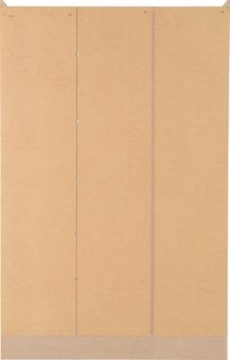 Nevada 3 Door 2 Drawer Mirrored Wardrobe - Furniture Cash and Carry