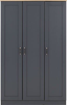 Portland 3 Door Wardrobe - Furniture Cash and Carry