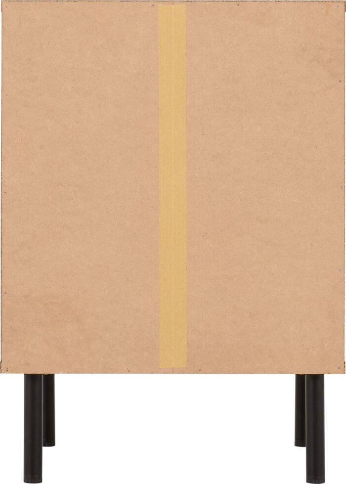 Leon 3 Drawer Bedside - Medium Oak Effect