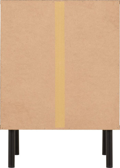 Leon 3 Drawer Bedside - Medium Oak Effect