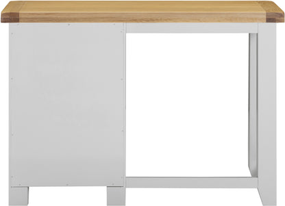 Windsor 3 Drawer Dressing Table - Pebble Grey/Oak