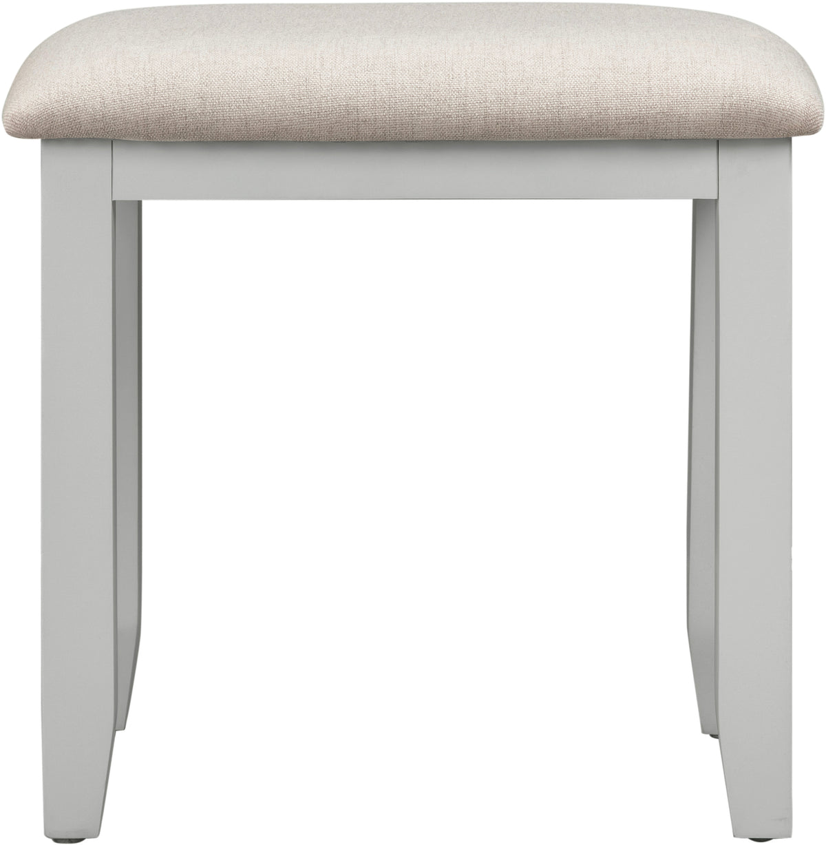 Bordeaux Dressing Table Stool - Ivory/Oat Fabric