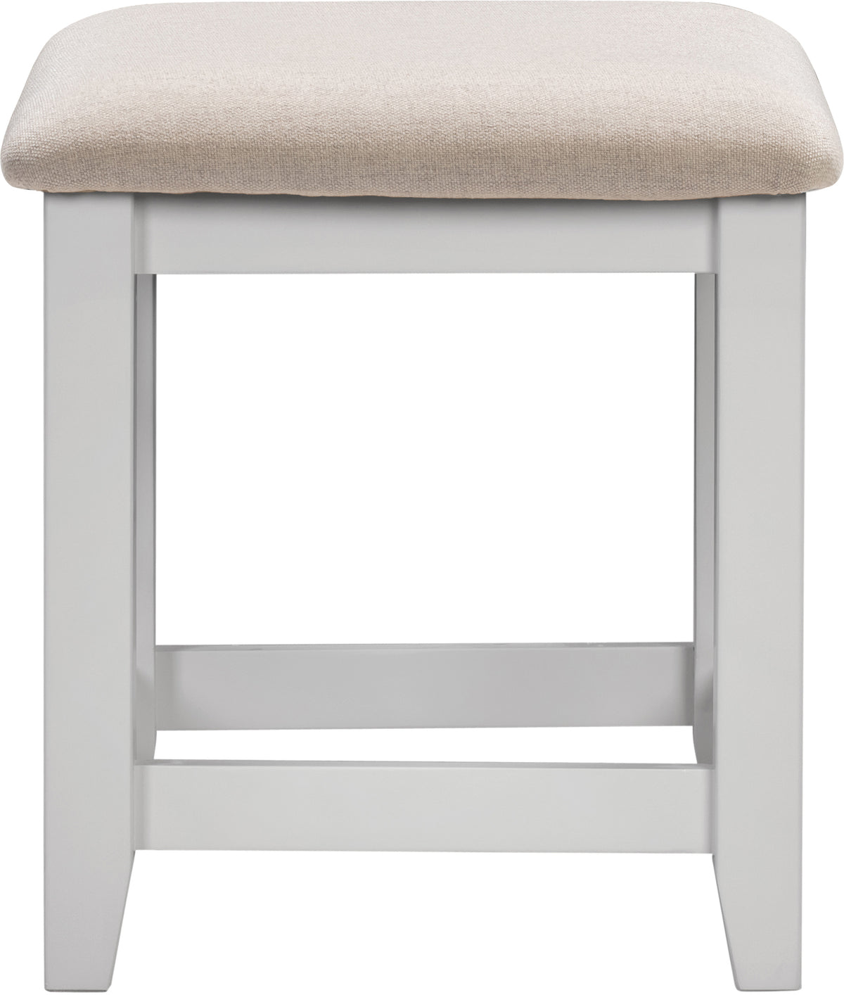 Windsor Dressing Table Stool - Pebble Grey/Oat Fabric