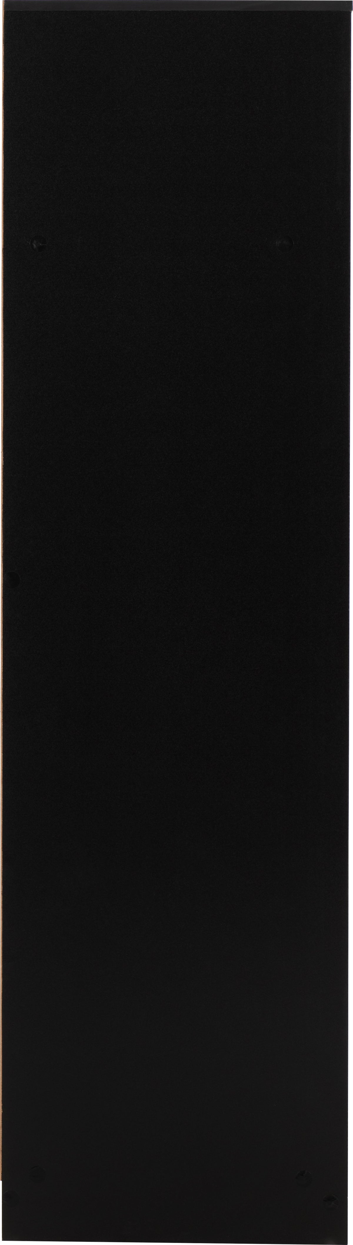 Malvern 3 Door Wardrobe Bedroom Set - Black