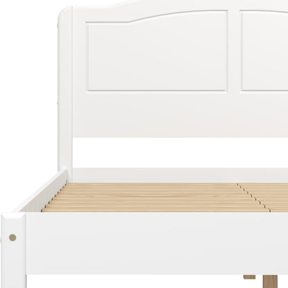 Stratford 4'6" Bed - White