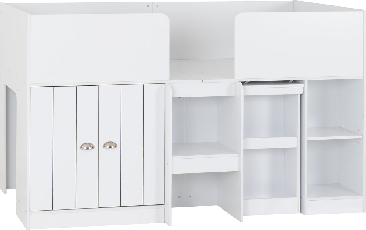 Orlando Study Bunk - White