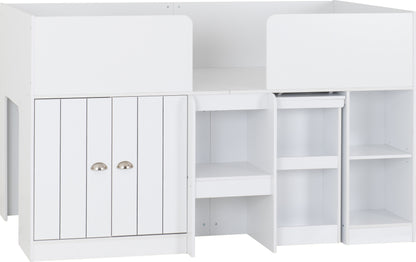 Orlando Study Bunk - White