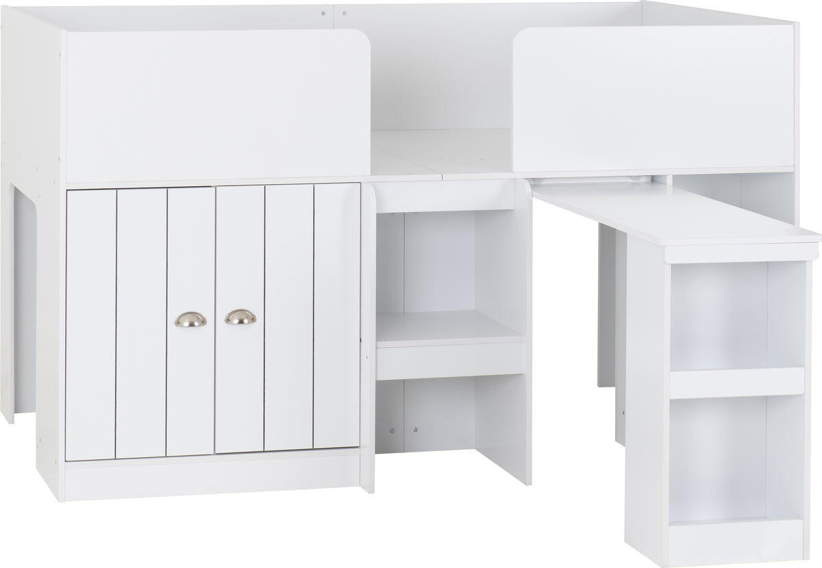 Orlando Study Bunk - White