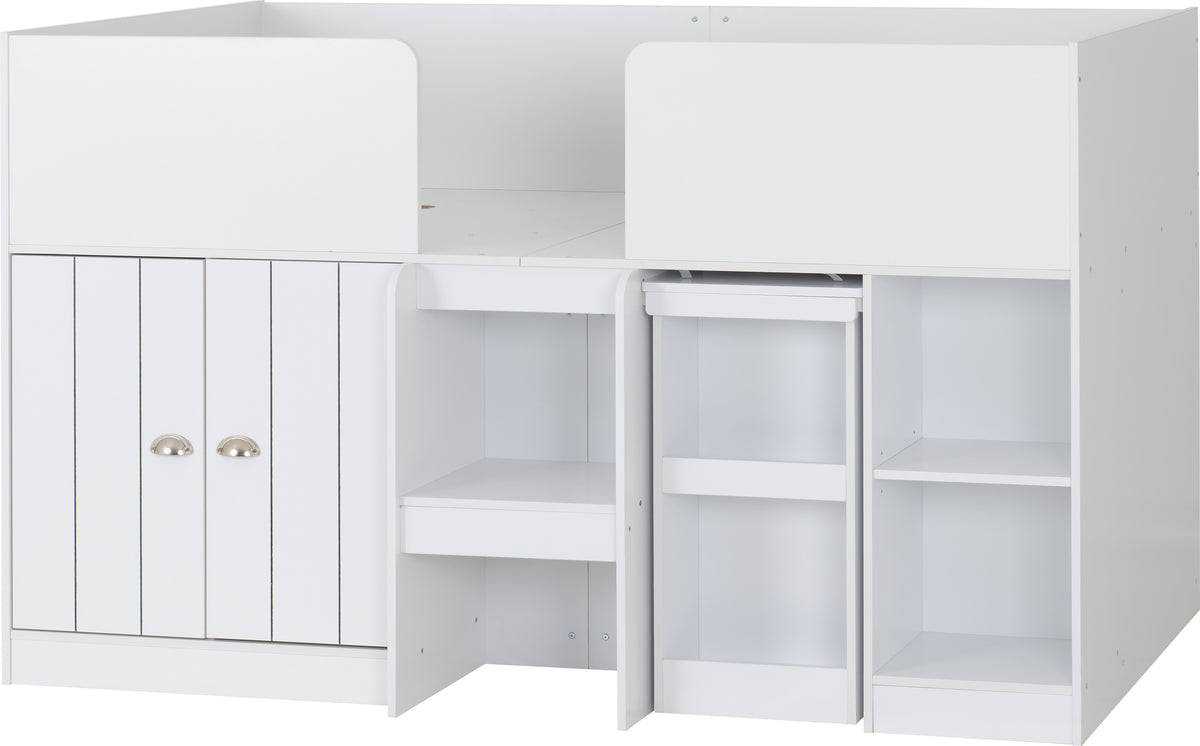 Orlando Study Bunk - White