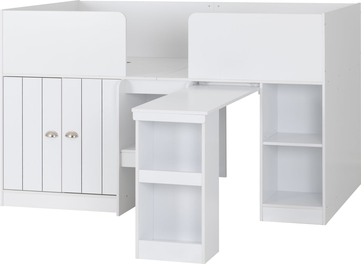 Orlando Study Bunk - White