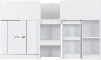 Orlando Study Bunk - White