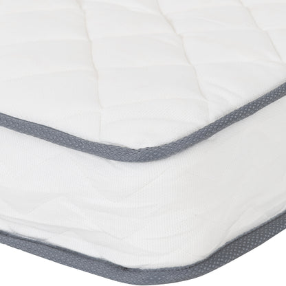 Yasmin 5' Roll-Up Mattress 18cm (Bonnel Spring) - White