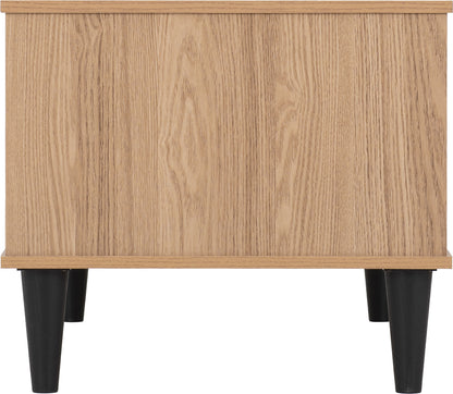 Tessa 1 Door Coffee Table - Natural Oak Effect